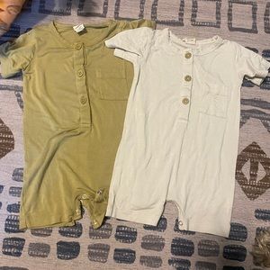 Bamboo short rompers